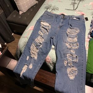 Ripped Forever 21 jeans
